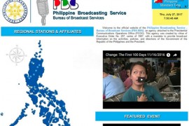 PBS|菲律宾国家广播电台：pbs.gov.ph