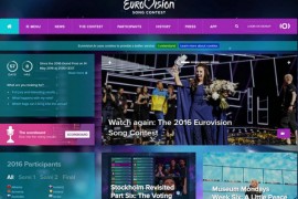 EuroVision:欧洲歌曲大赛官网：www.eurovision.tv