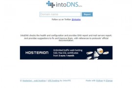 intoDNS|在线DNS状态检测工具：intodns.com