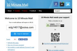 MinuteMail|免费10分钟临时邮箱：10minutemail.net