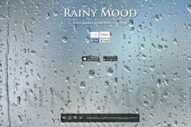 RainyMood:小资情调的听雨噪音网：www.rainymood.com