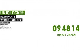 UniqLock:在线美女舞蹈时钟提醒网：www.uniqlo.jp/uniqlock/