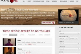 Mars-One:荷兰非营利组织火星一号官网：www.mars-one.com