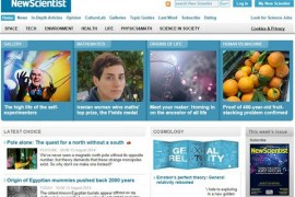 NewScientist:新科学家科技杂志：www.newscientist.com