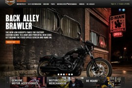 HarleyDavidson:美国哈雷摩托车官网：www.harley-davidson.com