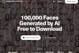 基于AI生成的脸部素材网：generated.photos