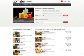 ZoMaTo:印度美食搜索引擎：www.zomato.com