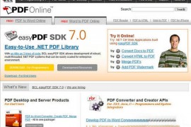 PDFonline:在线PDF文档格式转换工具：www.pdfonline.com