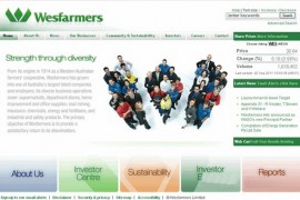 Wesfarmers:澳大利亚西农集团：www.wesfarmers.com.au