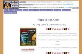 Puppy Sites：puppysites.com