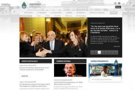 PreSidenCia:阿根廷总统府官方网站：www.presidencia.gov.ar