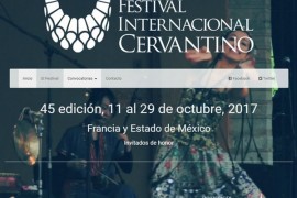 墨西哥塞万提斯国际艺术节：www.festivalcervantino.gob.mx