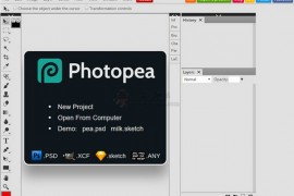 Photopea|在线Photoshop图片编辑工具：www.photopea.com