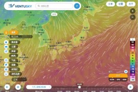 VentuSky|在线实时风雨气温天气地图：www.ventusky.com