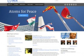 IAEA:国际原子能机构官网：www.iaea.org