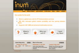 INUM:全球电话号码查询平台：www.inum.net