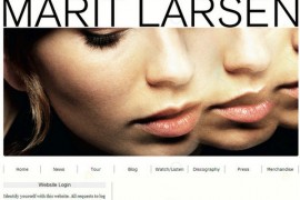 挪威MaritLarSen歌手个人官网：www.maritlarsen.com