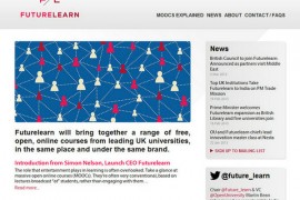 FutuRelearn:大规模网络开放课程平台：futurelearn.com