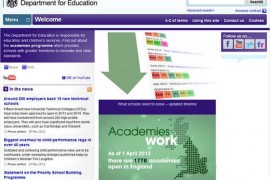 Education.Gov.UK:英国教育部官方网站：www.education.gov.uk