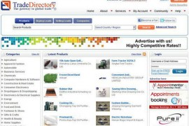 TradeDirectory:英国全球贸易B2B平台：www.tradedirectory.com