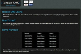 Receive Sms:在线国外手机号接收短信：www.receive-sms.com