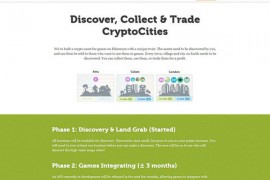 加密城市|区块链模拟经营类游戏：cryptocities.net