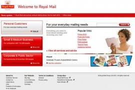 RoyalMail:英国皇家邮政官方网站:www.royalmail.com
