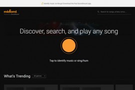 MidoMi-音乐搜索引擎：www.midomi.com