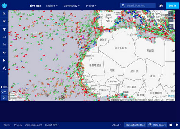MarineTraffic|全球船舶追踪情报网：www.marinetraffic.com