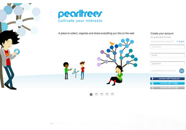 PearlTrees:个性化网页收藏管理工具：www.pearltrees.com