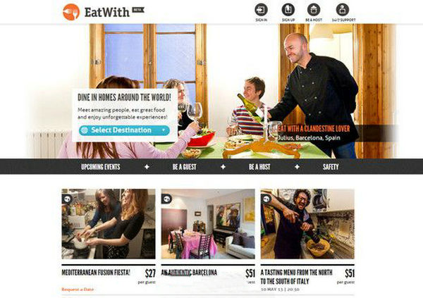 EatWith:本土美食在线预约平台：www.eatwith.com