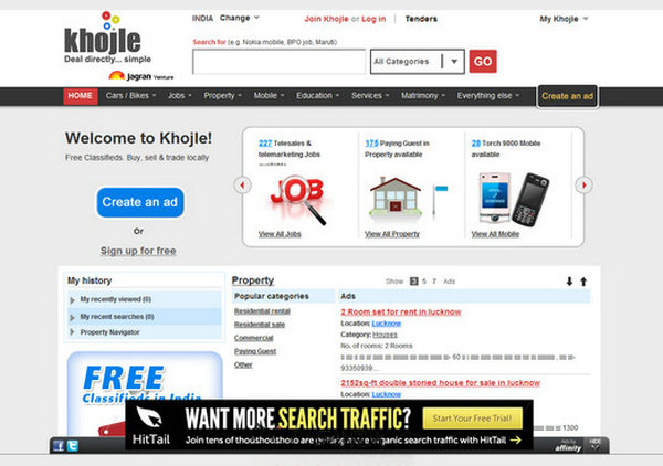 Khojle.in:印度免费B2B信息发布网：www.khojle.in