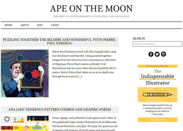 Apeonthemoon|月球上的猿插画博客：apeonthemoon.com