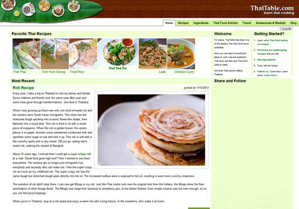 ThaiTable:泰香海美食旅游分享网：www.thaitable.com