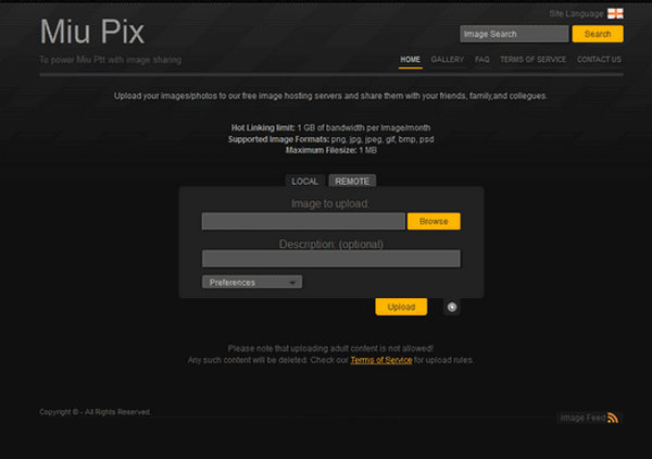 Miupix:免费图床外链分享网