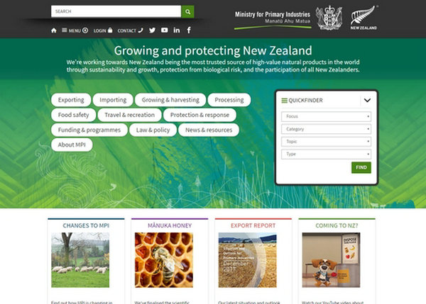 FoodSafety:新西兰食品安全局官网：www.foodsafety.govt.nz