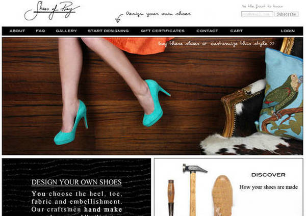 ShoesOfPrey:完美鞋子梦工厂：www.shoesofprey.com