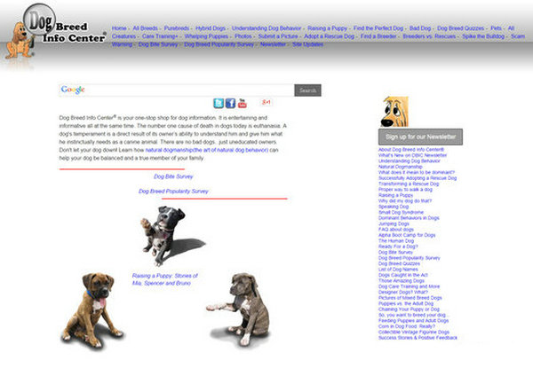 DogBreedInfo:宠物狗品种信息大全：www.dogbreedinfo.com