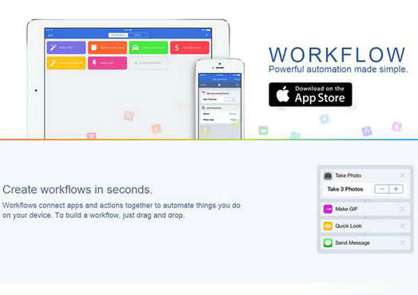 WorkFlow:苹果手机自动化机器人应用：my.workflow.is