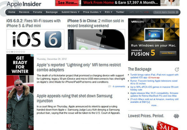 AppleInsider:苹果内幕消息博客：appleinsider.com