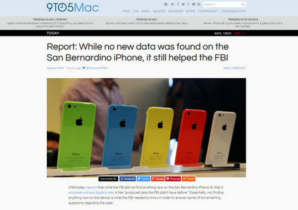 9To5Mac:苹果产品爆料博客：9to5mac.com