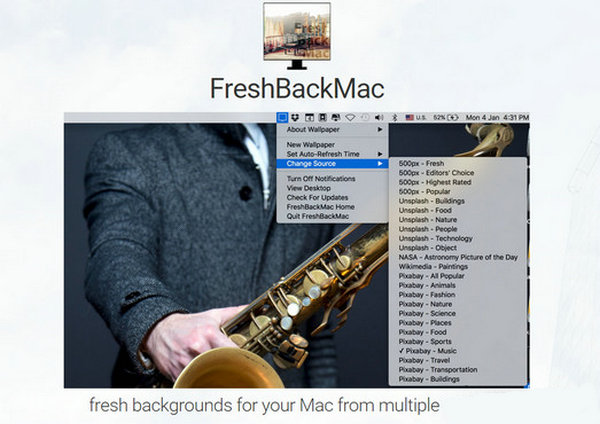 FreshBackMac:苹果电脑壁纸更新工具：arkanath.com