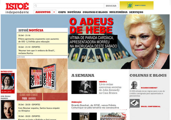 巴西Istoe新闻杂志网