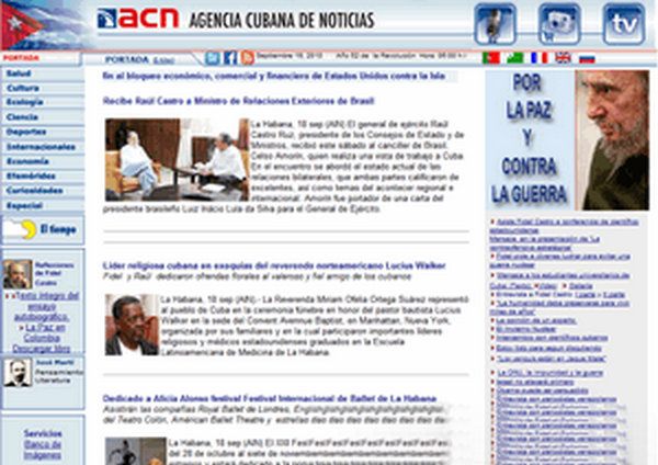 AIN.cu:古巴综合新闻网：www.ain.cu