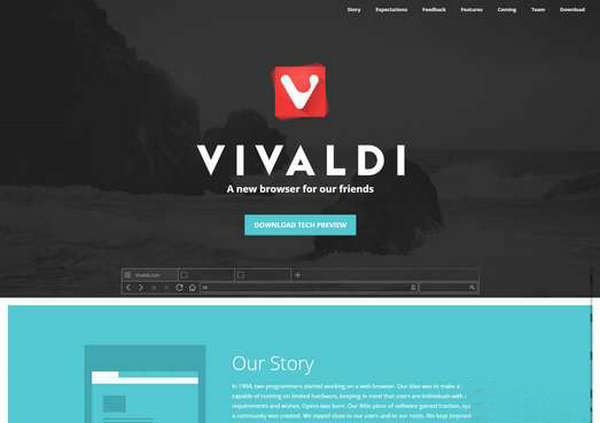 Vivaldi:由Opera团队打造的极客浏览器：vivaldi.com
