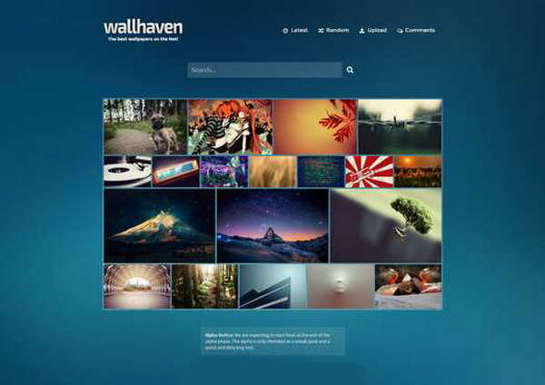 WallHaven:高清壁纸搜索引擎：alpha.wallhaven.cc