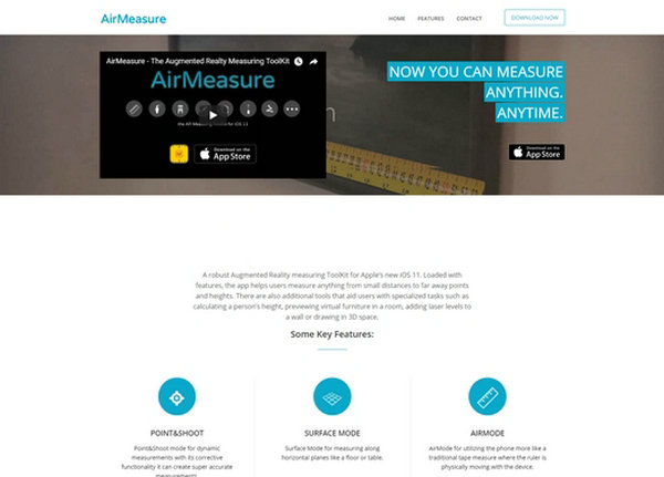 AirMeasure|基于AR的尺寸测量应用：air-measure.com