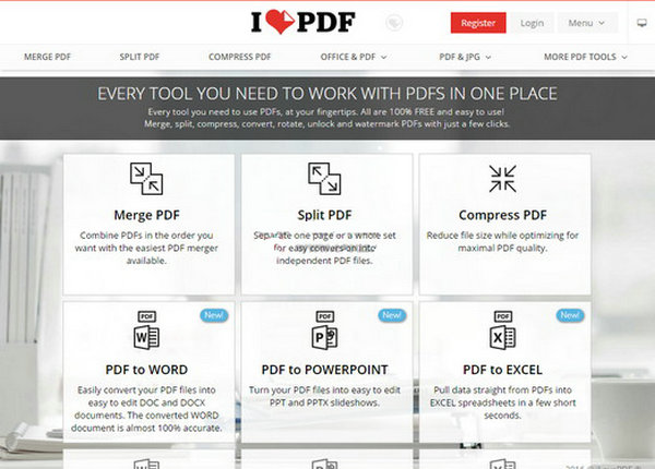 iLovePDF|在线PDF文件整合工具：www.ilovepdf.com