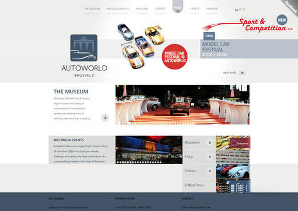 AuToWorld:汽车世界博物馆官方网站：www.autoworld.be