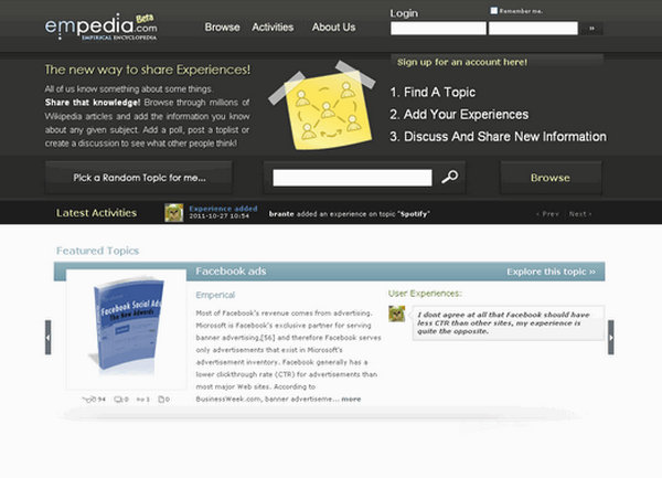 Empedia:个人百科全书服务平台：www.empedia.com